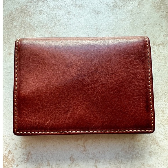 Tony Perotti Leather Card Wallet - Picture 1 of 6